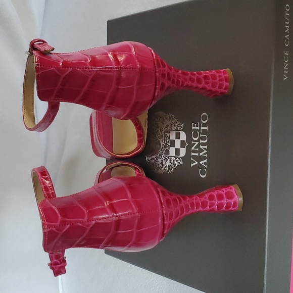 Vince Camuto Sandle 4" heel Pink Size 11 - Picture 7 of 8